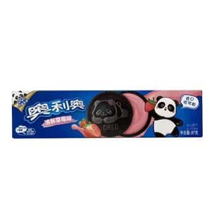 Nouveaux biscuits Oreo Panda 97g saveur <span class=keywords><strong>lait</strong></span>/fraise/<span class=keywords><strong>chocolat</strong></span> en gros collations exotiques - Product Image 2