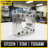 Bloque de Aluminio CNC Personalizado 6061, Fresado de Precisión, Carcasa de Colector con Orificio Pasante para Robot, Dron Médico, 0.002mm Citizen Tsugami