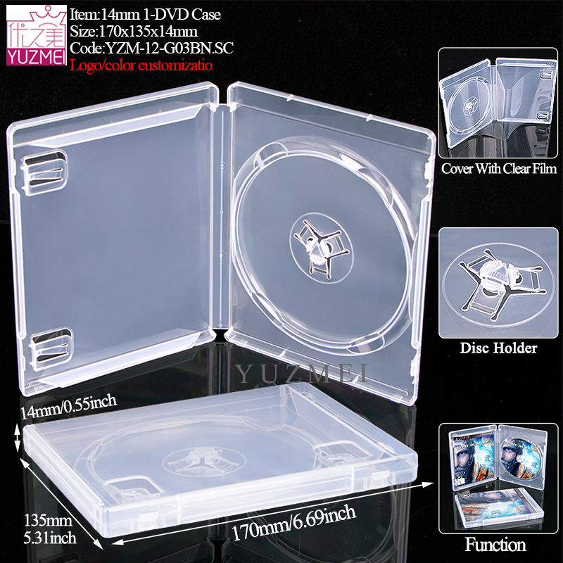 14mm 1-DVD Case G03B - Clear