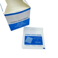 Compresses de gaze stériles 10CMX10CM 12PLY Maille 19X15 Consommables médicaux