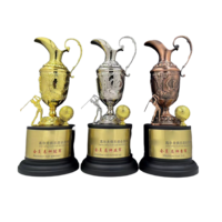 Grands trophées et récompenses sportifs personnalisés en métal – Trophées de football fantastique, MVP de basketball, golf – Artisanat métallique haut de gamme