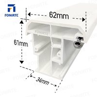 Garantie à vie Profilés en plastique UPVC 108 mm Fenêtres coulissantes 60 mm Fenêtres à battants Marque FONIRTE