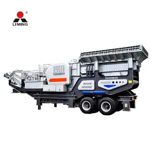 Mobile Building Waste Crushing Machine Sandstone Stone Jaw Crusher Plant For Calcium Carbonate