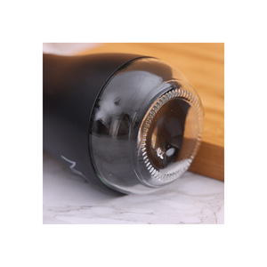 Salero y pimentero de gran oferta, Salero y pimentero con fondo de vidrio de 120ml con tapa de acero inoxidable para mesa de cocina - Product Image 5