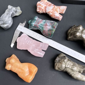 8CM Cristal Naturel Sculpté Corps Figurine Cristal Torse Statue Sculpté Déesse Modèle Corps Pour La Méditation Décoration - Product Image 4