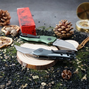 Cuchillo Plegable Portátil de Acero Inoxidable con Punta de Lanza, Hoja CPM154 (0.3mm de Grosor), 13cm de Longitud Total, Mango de Aluminio, OEM - Product Image 2