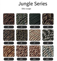 Bracelet de survie en corde EdcX Yueda Paracord 550 Type III 4 mm 7 brins 31 m 100 % nylon résistant à la déchirure 250 kg |   Fabriqué en Chine