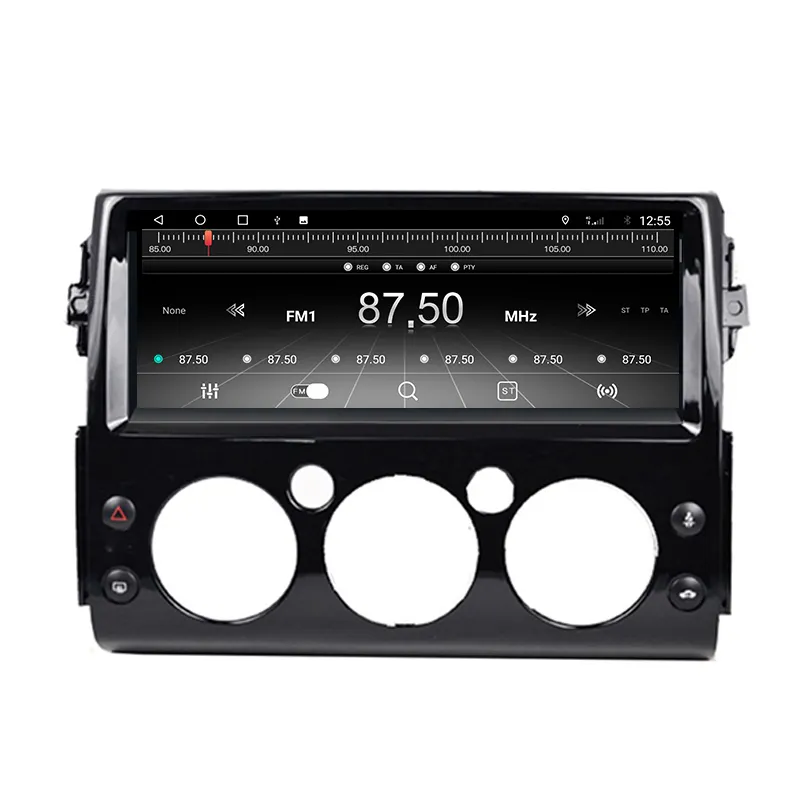 12,3 pulgadas de radios de coche navegación GPS de pantalla táctil reproductor de dvd del coche para Toyota FJ cruiser 2007-2017