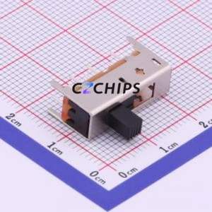 SS23H38L5 Slide Switch Through hole Component (THT) Switch Double Pole Three Throw Rectangle Pin Header PC Pin 19.5mm - Product Image 2