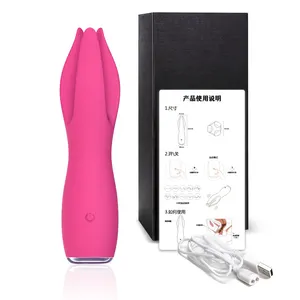 G-spot ויברטור סקס צעצועי נטענת אלגנטי 10 מצבי רטט שרביט מיני יד להחזיק לעיסוי