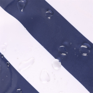 Nuova <span class=keywords><strong>Tendenza</strong></span> Personalizzata: Borsa per il Trucco Grande e Trasparente con Rivestimento in Vinile, Fiocco e Righe, Organizer Cosmetico da Viaggio in PVC per Donne - Product Image 6