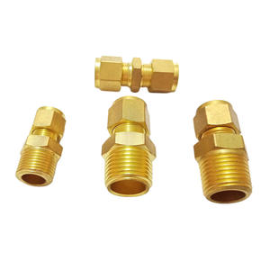 Raccord à compression double en laiton Changqiang, filetage 4-12 mm, pour équipement pneumatique de climatisation - Product Image 4