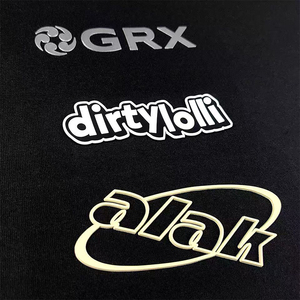 <span class=keywords><strong>Etichette</strong></span> Personalizzate con Logo in Rilievo 3D, Termoadesive, in Raso, Tessute o in Silicone, da Cucire su <span class=keywords><strong>Abbigliamento</strong></span> - Product Image 5
