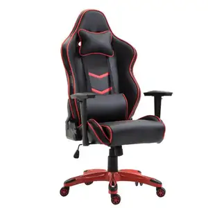 Promotion Hochwertige Luxus-Home-Office-Möbel Hochwertiges Leder Computer gewebe Drehbarer Lordos stütze Gaming Chair