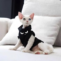Gilet à capuche polyvalent pour chat et petit chien, toutes saisons, pour chat sans poils Sphynx Devon, vêtements pour chaton