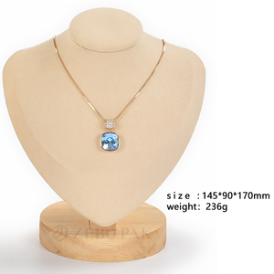 Bán buôn zebo OEM sợi nhỏ lớn vừa nhỏ mặt dây chuyền vòng cổ hiển thị là viết tắt của ba bộ đồ trang sức container - Product Image 6