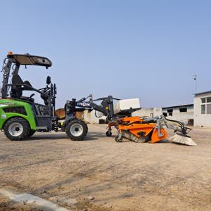 EVERUN roda baterai listrik depan <span class=keywords><strong>Mini</strong></span>, pemuat roda elektrik kompak <span class=keywords><strong>1T</strong></span> 2T - Product Image 3