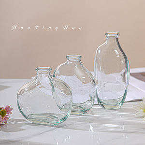 Hand Blown Promotional clear Glass <strong>Vase</strong> Round Terrarium Bowl Bud Rose Flower Glass <strong>Vase</strong> <strong>Unique</strong> Design Special Blown Manufacture - Product Image 6