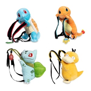 2023 nuevo estilo Anime poke-mon Mochila De felpa Charmander Squirtle Mochila De felpa poke-mon juguete para chico - Product Image 2