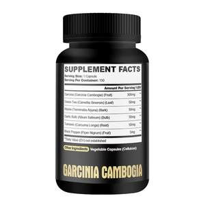 Formule personnalisée 6-en-1 Garcinia Cambogia Thé vert <span class=keywords><strong>Ail</strong></span> Bulbe Extrait d'herbes Capsules amincissantes pour adultes Femmes enceintes - Product Image 5