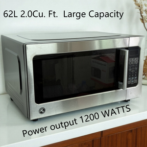 Horno <span class=keywords><strong>Microondas</strong></span> Comercial de Gran Capacidad de 62L y 2.0 Cu.Ft, 1200W, con Plato Giratorio de Vidrio de 420mm, para Uso Doméstico, Dubai, Emiratos Árabes Unidos - Product Image 1