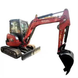 Precio bajo marca japonesa excavadora usada 5,5 T Crawler Kubota KX155 excavadora usada máquina excavadora para la venta