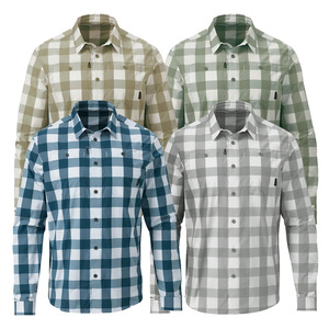 Camicia da Caccia Personalizzata di Alta Qualità, Camicia a Quadri Casual da Uomo, Camicie da Pesca e Caccia per Uomini - Product Image 3