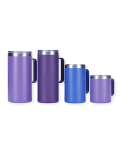 OEM-Service Reisebecher mit Pulverbeschichtung, Edelstahl-Thermobecher, Reise-Kaffeebecher mit Deckel - Product Image 3