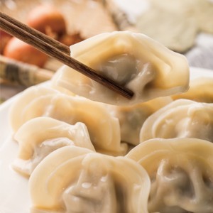 Jiaozi chay thực phẩm truyền thống Trung Quốc cho trẻ em đóng gói trong túi bánh bao luộc đông lạnh sanquan - Product Image 4