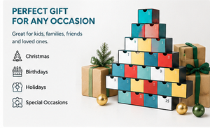 Unique Stackable Tree Shaped Advent <b>Calendar</b> Box Rigid Cardboard Empty Mystery Blind Box for Jewelry and Surprise Wholesale - Product Image 3