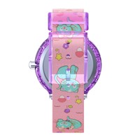 Montre à quartz pour enfants Bling Kids' Fashion, cadran de 31 mm, résistante aux chocs et à l'eau, placage américain, boîtier en PC