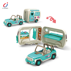 Maison de poupée miniature Chengji <span class=keywords><strong>pour</strong></span> enfants, jeu de simulation, bricolage, maison de poupée, dessin animé, voyage, plage, <span class=keywords><strong>camping</strong></span>-<span class=keywords><strong>car</strong></span>, jouets <span class=keywords><strong>pour</strong></span> enfants - Product Image 3