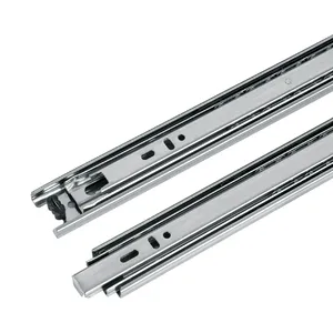 Scatola da 4 unità con 2 guide scorrevoli da 60 cm, larghezza 3,5 cm, guide per cassetti premium P-Drawer - Product Image 1