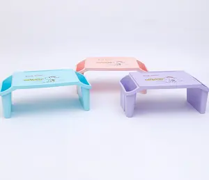Kunststoff Mini Tisch faltbar Laptop Schreibtisch Bett faul Tisch Student Schlafsaal Schreibtisch Schreibtisch Kunststoff Lernt isch für Kinder