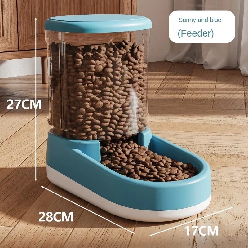 Blue feeder