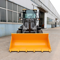 Chargeuse compacte 4x4 à petit rayon de braquage, haute maniabilité, fabricant chinois OEM, mini-chargeuse tracteur