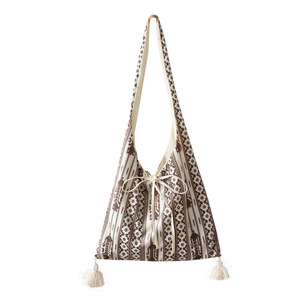 Borsa a Tracolla da Donna Stile Etnico Yunnan 2026 Xinjiang <span class=keywords><strong>Ipek</strong></span> Open con Tracolla Singola in Poliestere e Fodera in Tela con Cerniera - Product Image 5