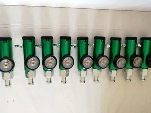 Regulador de gas <span class=keywords><strong>CO2</strong></span> de presión de salida personalizado de <span class=keywords><strong>50psi</strong></span> CGA320 con salida de lengüeta y rango de flujo de 0-4L/min - Product Image 6