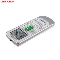 K-2012E argenté télécommande chaleur rapide refroidissement rapide 1000 en 1 climatiseur mini-diviseur télécommande universelle