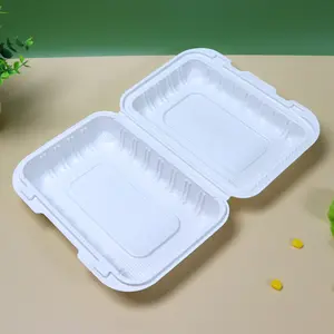 HSQY Einweg-PP-Lebensmittelbox zum Mitnehmen Verpackung biologisch abbaubare PP-Kunststoffbox Lebensmittelbehälter