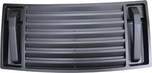 Heavy-Duty Hood <b>Grille</b> with Handles Vent for 2003-2009 Hummer H2 All Models - Product Image 3