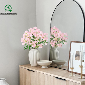 Fiore rosa artificiale Jacaranda stelo lungo vaso alto fiori estivi per accordi di Flora casa festa di nozze tavolo ufficio arredamento - Product Image 4