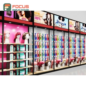 Présentoir à perruques grande capacité, étagère multi-niveaux, base renforcée, unité de présentation pour magasin de cheveux naturels - Product Image 3