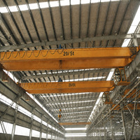 Pont roulant à double poutre de type QD, 16 tonnes, 32 tonnes, avec crochet principal et auxiliaire