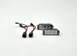 Ailead Standard 2PCS No Error Accessoires de voiture Lampe de plaque d'immatriculation à LED pour VW Amarok Eos Golf6/Golf7 Gol 4 3D/5D Golf 5 3D/5D - Product Image 3