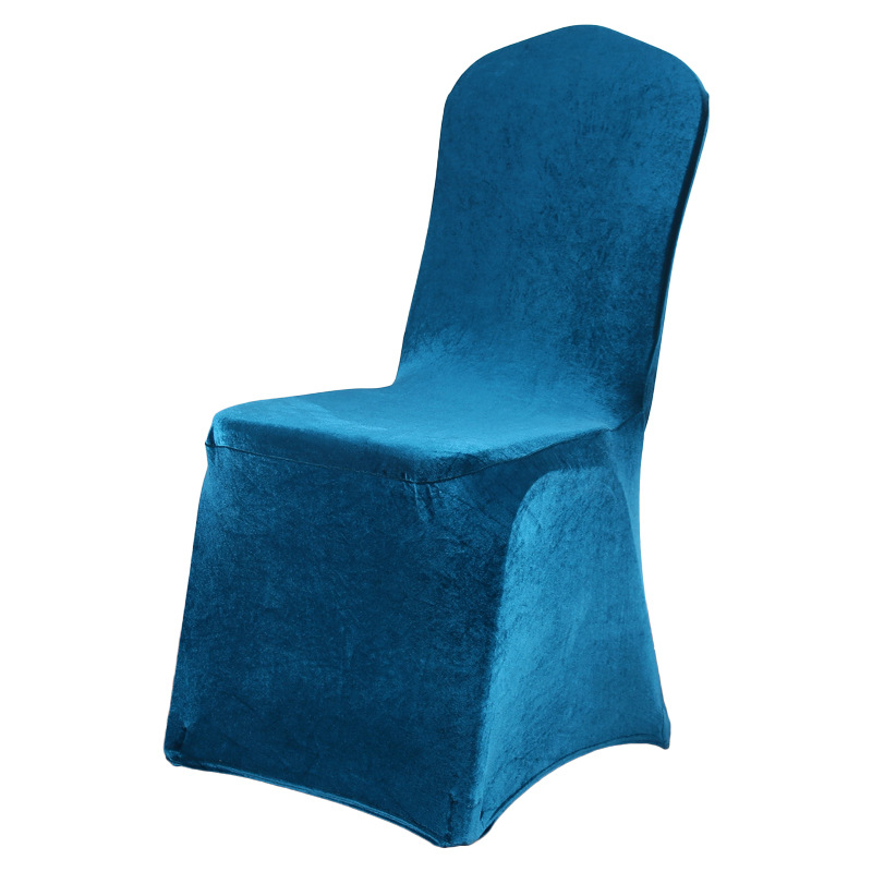 Чехол для стула для свадебного банкета, на заказ, бархатный чехол для стула, Фабричный выход, чехол для стула для отеля, ресторана, индивидуальный логотип