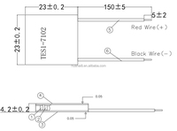 TES1-7102 Thermoelektrischer Kühler TE Maßgeschneidertes Klimagerät Wassergenerator Kühlkit 5V 12V Peltier-Modul