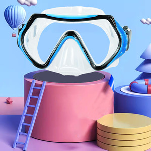 Máscara de Buceo de Silicona Líquida para Niños, Vidrio Templado, Dos Ventanas, Impermeable, Antivaho, para Snorkel y Deportes Acuáticos - Product Image 4