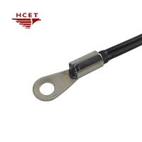 Capteur de température thermistance à anneau HCET série NTC M3/M4 10K, précision 1%, montage personnalisé OEM, compatible avec composants électroniques et applications aériennes