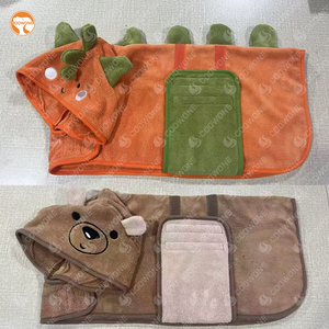 Peignoir de bain séchage pour chien avec logo personnalisé <span class=keywords><strong>Serviette</strong></span> de séchage pour animaux de compagnie Fournitures pour animaux de compagnie Vêtements de chien réglables Peignoir de pyjama - Product Image 2